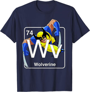 Marvel X-Men Wolverine Element T-Shirt - T-Shirt | Navy