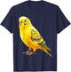 Yellow Budgie, Budgie T-Shirt - T-Shirt | Navy