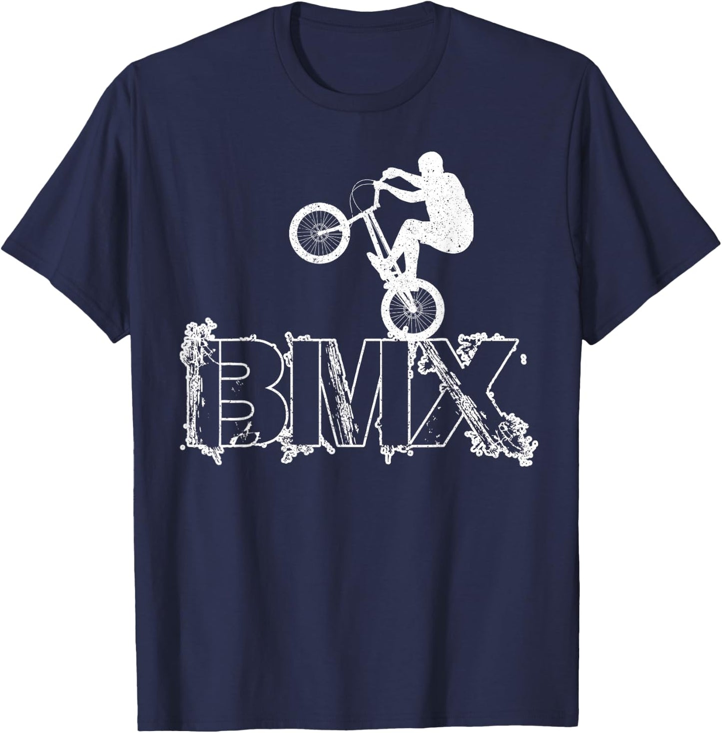 BMX Kids Boys Girls T-Shirt - T-Shirt | Navy
