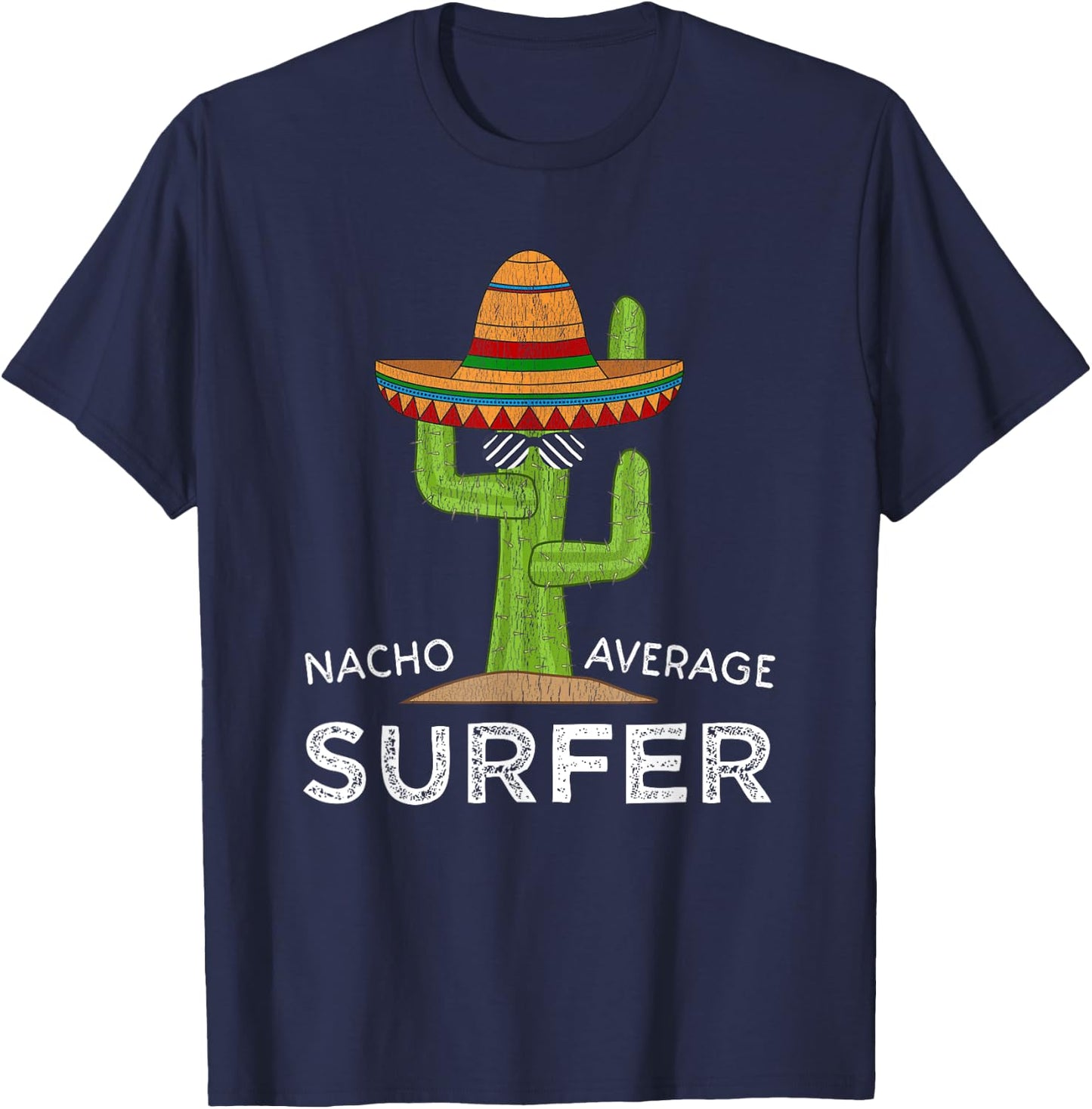 Fun Surf Lover Humor Saying | Funny Surfers Surfing T-Shirt - T-Shirt | Navy