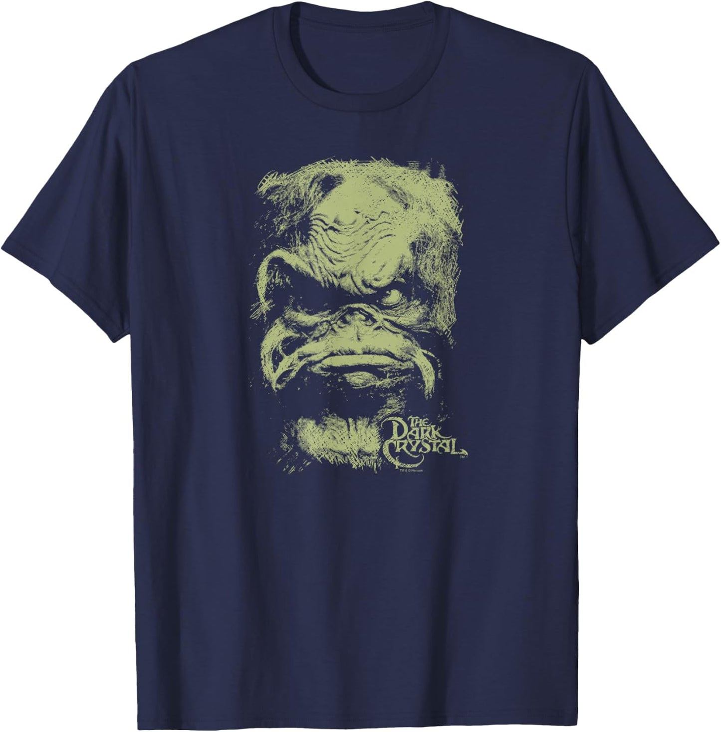 The Dark Crystal - Black, -Adults, Small, Short Sleeve, Classic Fit T-Shirt - T-Shirt | Navy