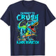 2026 I'm Ready To Crush Kindergarten Dinosaur Boys T-Shirt - T-Shirt | Navy