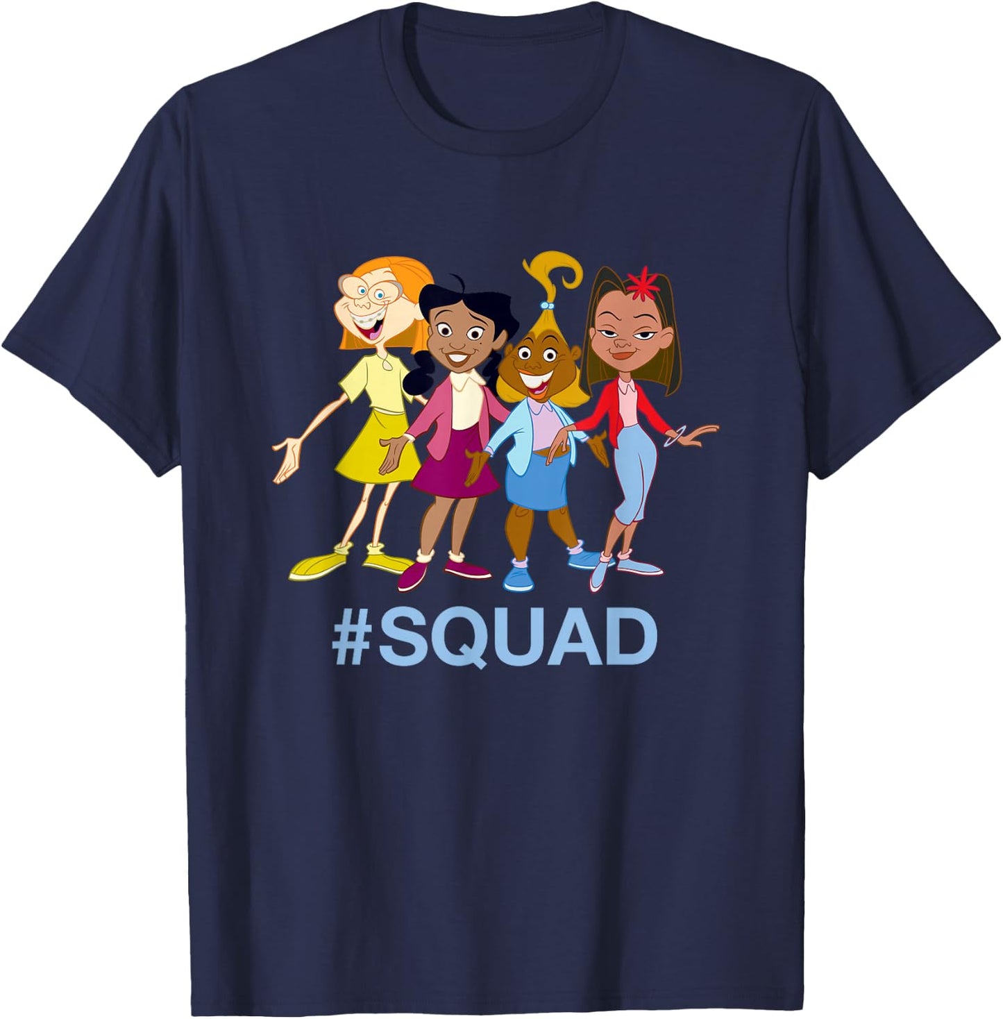 Disney Channel The Proud Family #Squad T-Shirt - T-Shirt | Navy