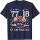 I'm Not 77 I'm 18 With 59 Years of Experience 77th Birthday T-Shirt - T-Shirt | Navy