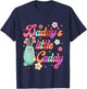 Golf Lover Golfing Baby Daddy & Me Daddy's A Little Caddy T-Shirt - T-Shirt | Navy