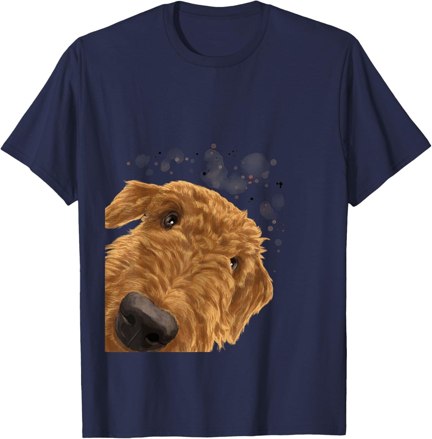 Funny Dog Airedale Terrier Men Women Kids T-Shirt - T-Shirt | Navy