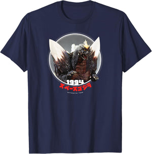 Godzilla SpaceGodzilla 1994 Icons of Toho T-Shirt - T-Shirt | Navy