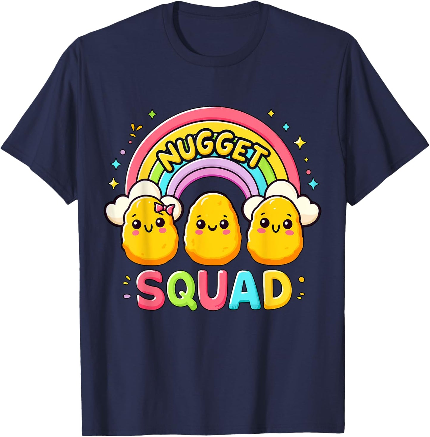 Chicken Nugget Squad Family Matching T-Shirt - T-Shirt | Navy