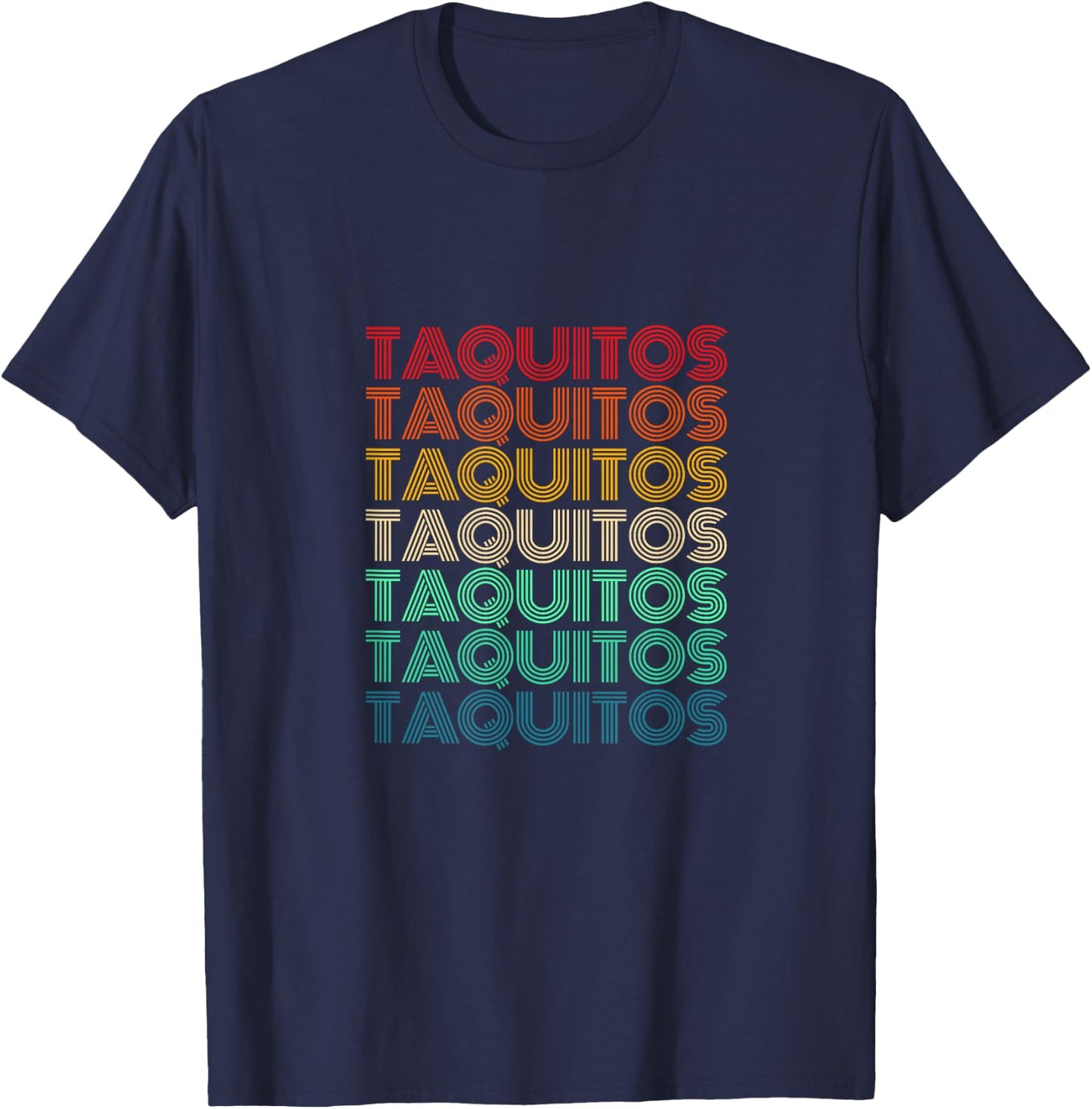 Taquitos Retro T-Shirt - T-Shirt | Navy