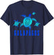 Galapagos Tortoise Diving Diver T-Shirt - T-Shirt | Navy
