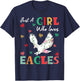 Eagle Bird Lover Just A Girl Who Loves Eagles T-Shirt - T-Shirt | Navy