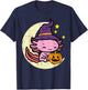 Halloween Axolotl Cute Fall Costume Girls Kids Toddler Women T-Shirt - T-Shirt | Navy