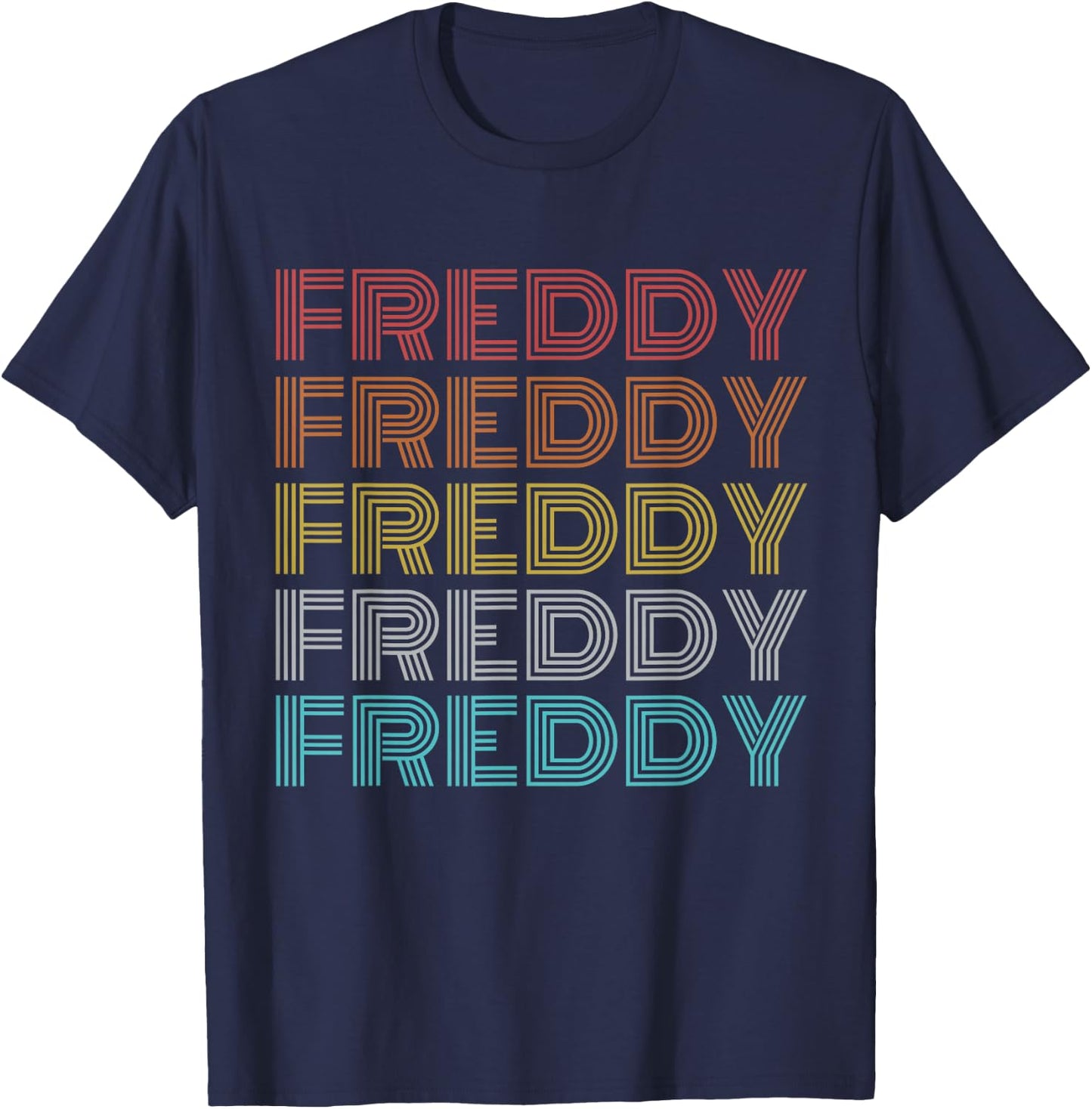 Retro Vintage Freddy T-Shirt - T-Shirt | Navy