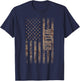 Welder American Flag Gift Welding T-Shirt - T-Shirt | Navy
