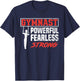 Boys Gymnastics Sports Strong Funny Gymnast T-Shirt - T-Shirt | Navy