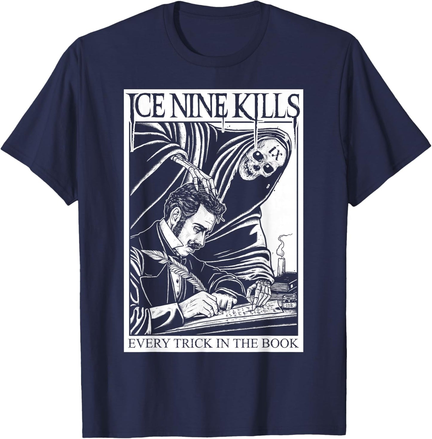 Ice Nine Kills - Death's Guide T-Shirt - T-Shirt | Navy