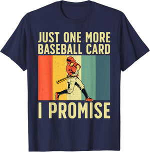 Baseball Card Collector Women Boys Card Collecting T-Shirt - T-Shirt | Navy