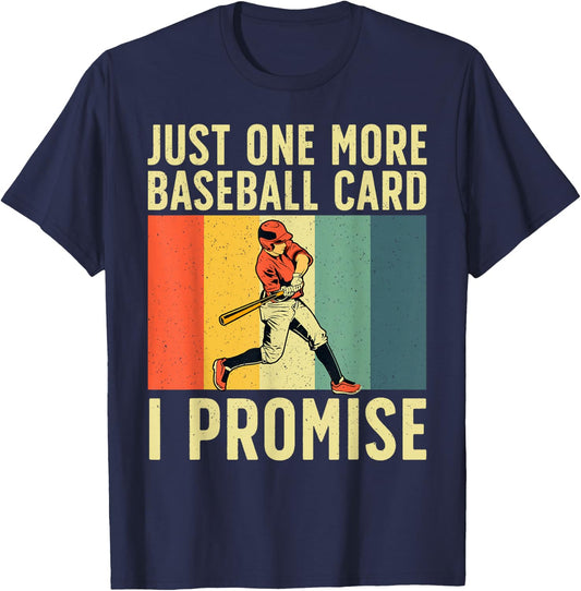 Baseball Card Collector Women Boys Card Collecting T-Shirt - T-Shirt | Navy