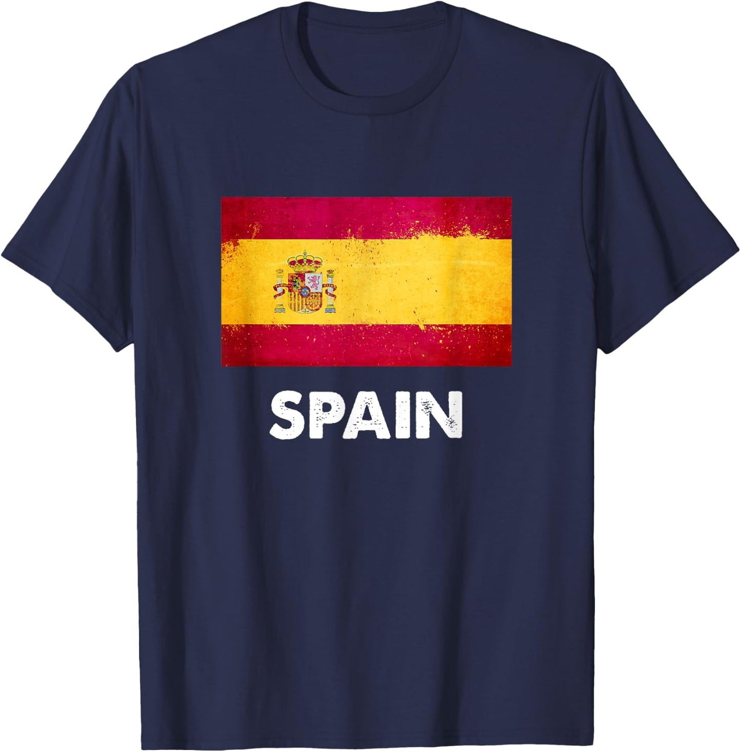 Spain Flag Jersey | Spaniard T-Shirt - T-Shirt | Navy