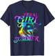 Feral Girl Summer Opossum Tie Dye Raccoon Vintage T-Shirt - T-Shirt | Navy