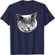 BRITISH BLUE SHORTHAIR CAT - SMILE & WINK Men Women Kids T-Shirt - T-Shirt | Navy
