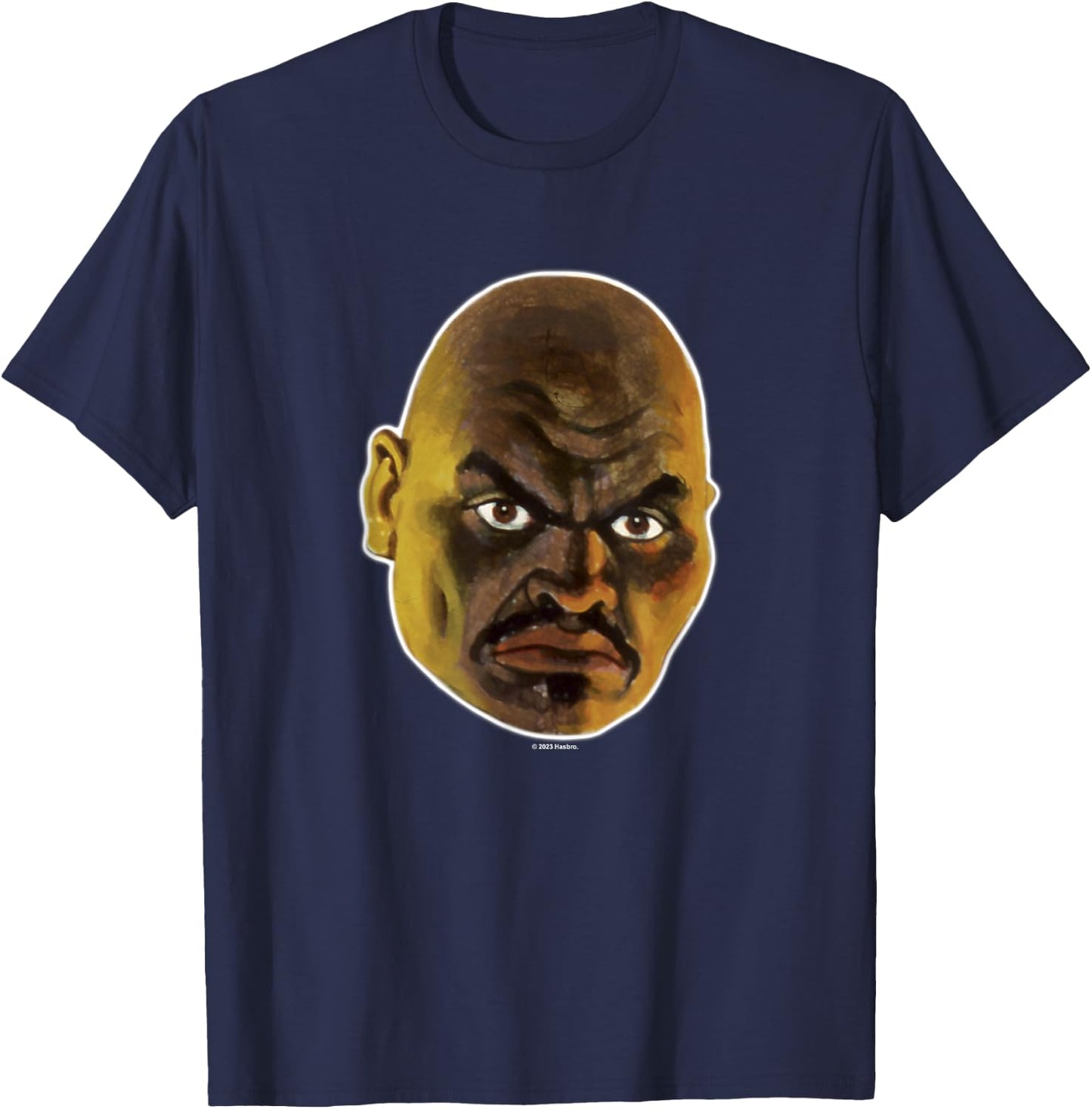 G.I. Joe Classic Roadblock Big Face Retro Portrait T-Shirt - T-Shirt | Navy