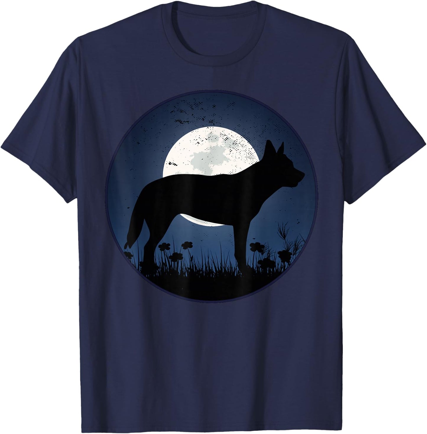 Australian Cattle Dog Red Blue Heeler T-Shirt - T-Shirt | Navy