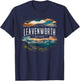 Leavenworth Mountains Washington Hiking Outdoors Vintage T-Shirt - T-Shirt | Navy