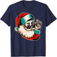 Cool Santa Claus Christmas T-Shirt - T-Shirt | Navy