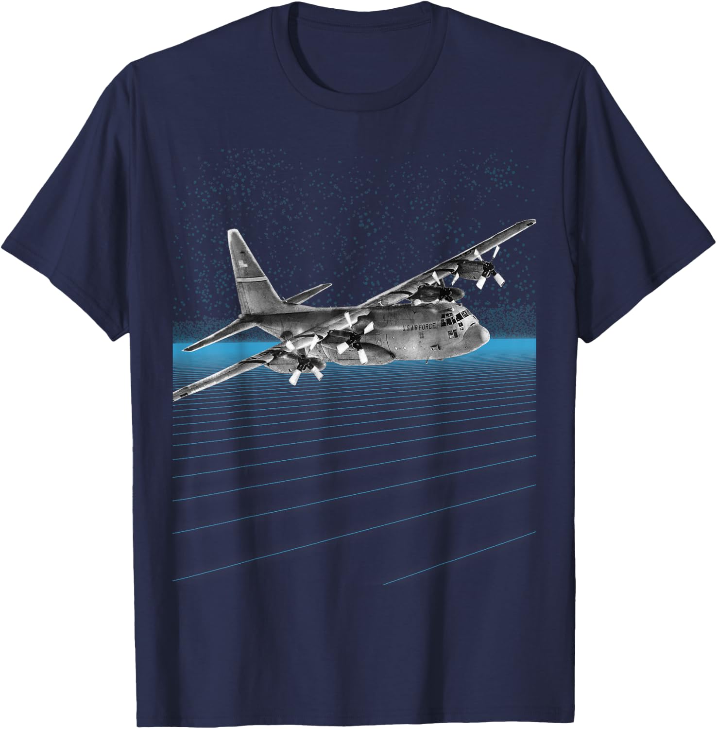 C-130 Hercules - Collectable Military T-Shirt - T-Shirt | Navy