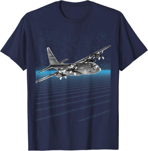 C-130 Hercules - Collectable Military T-Shirt - T-Shirt | Navy