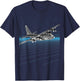 C-130 Hercules - Collectable Military T-Shirt - T-Shirt | Navy
