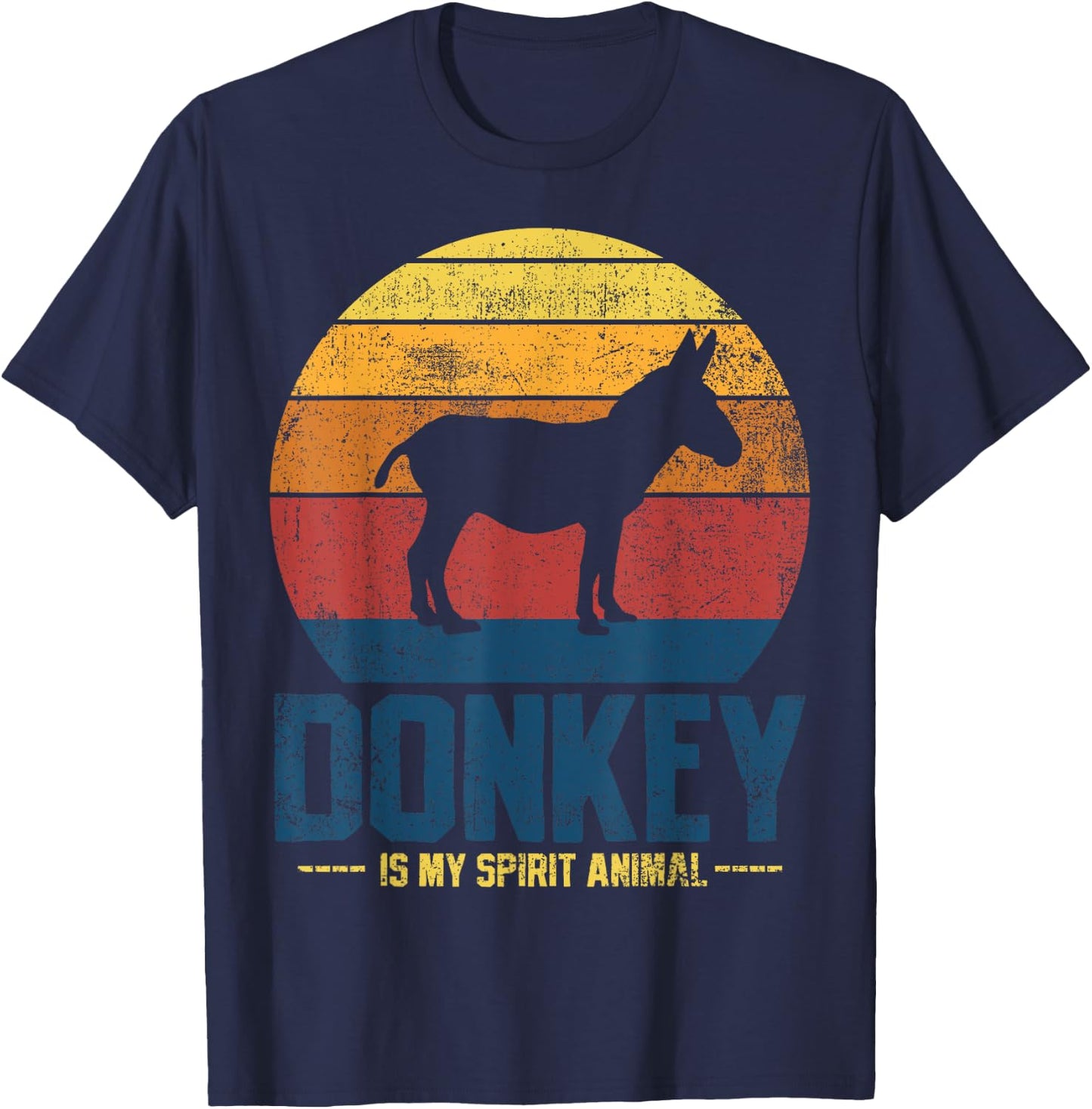Donkey Farmer Vintage T-Shirt - T-Shirt | Navy