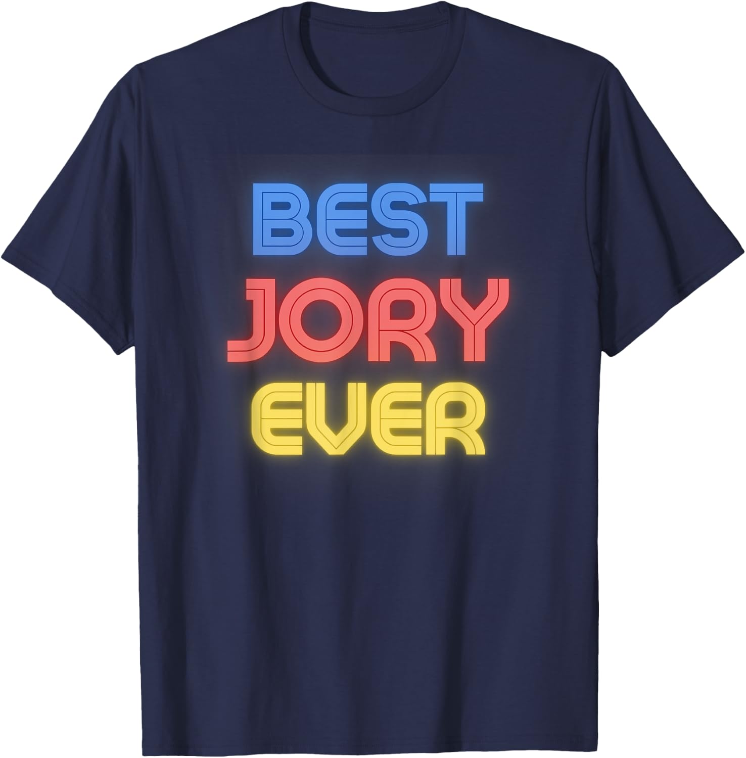 Best Jory Ever - Funny Jory Name Jory T-Shirt - T-Shirt | Navy