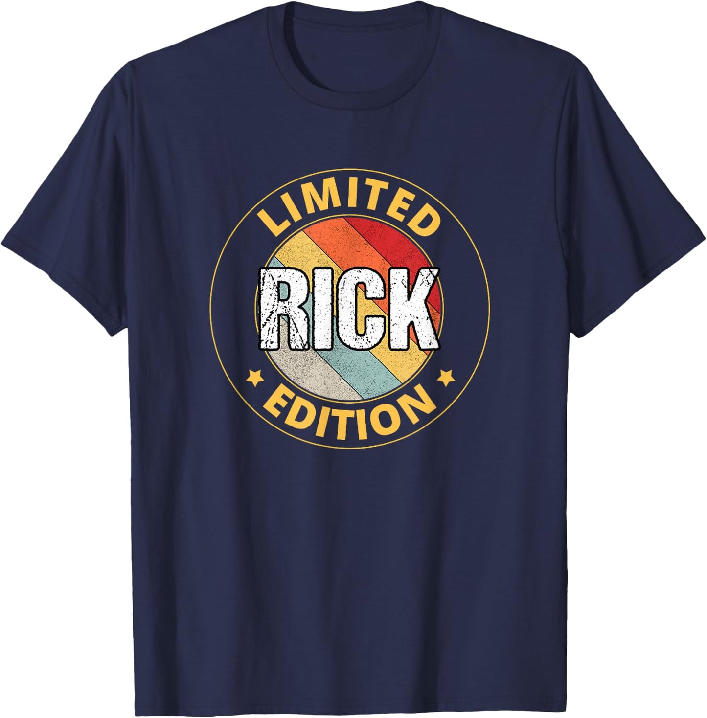 Rick Name T-Shirt - T-Shirt | Navy