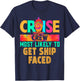 Cruise Crew Most Likely to Get Ship Faced Hippie T-Shirt - T-Shirt | Navy