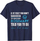 Rosemary Name - Try What Rosemary Told You To Do T-Shirt - T-Shirt | Navy