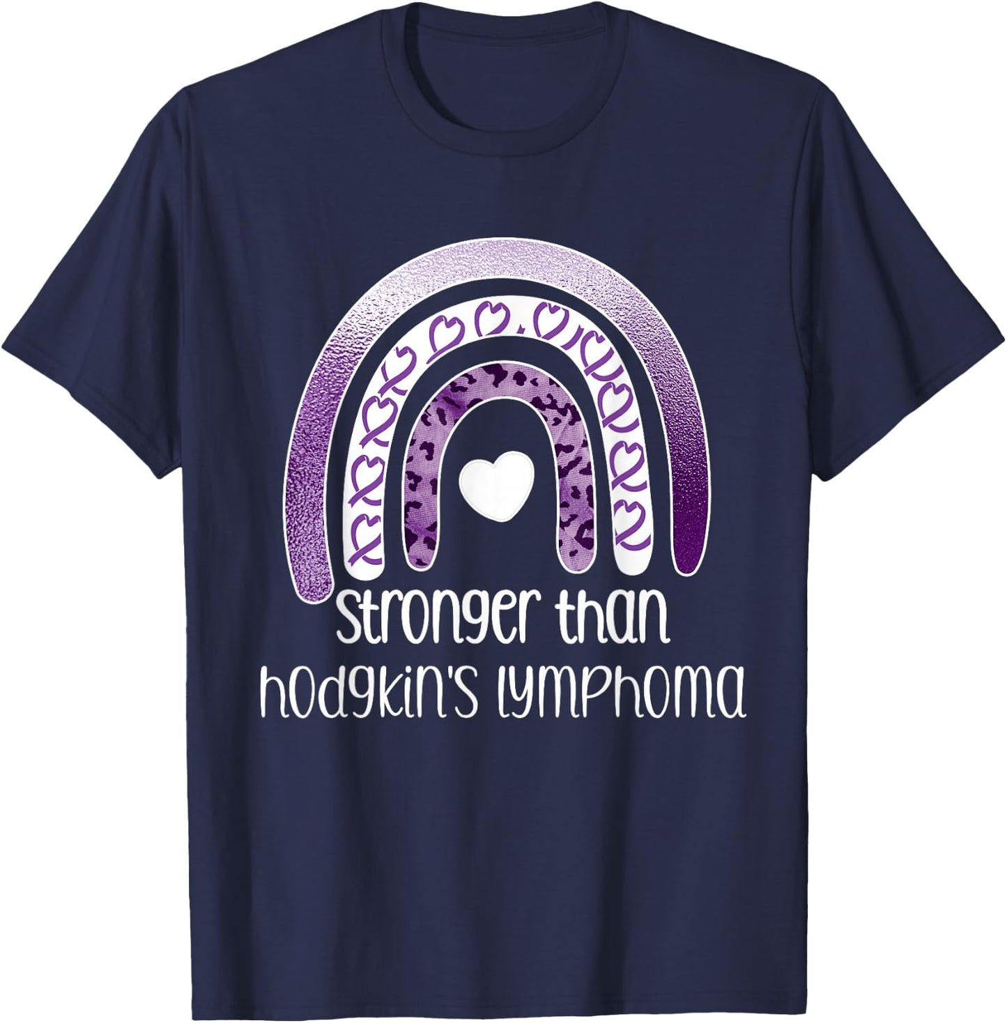 Hodgkin's Lymphoma Survivor Cancer Warrior T-Shirt - T-Shirt | Navy
