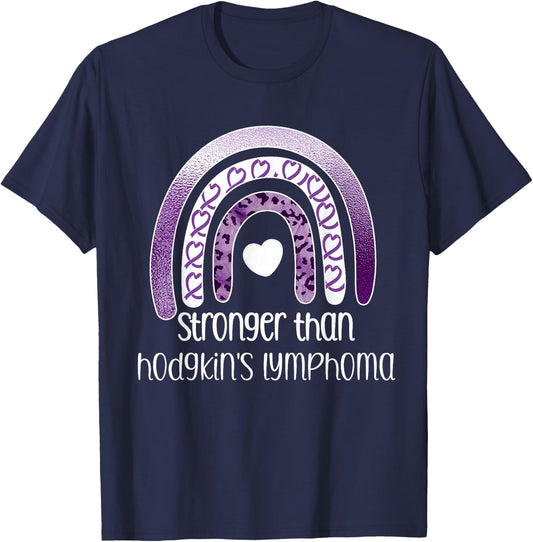 Hodgkin's Lymphoma Survivor Cancer Warrior T-Shirt - T-Shirt | Navy