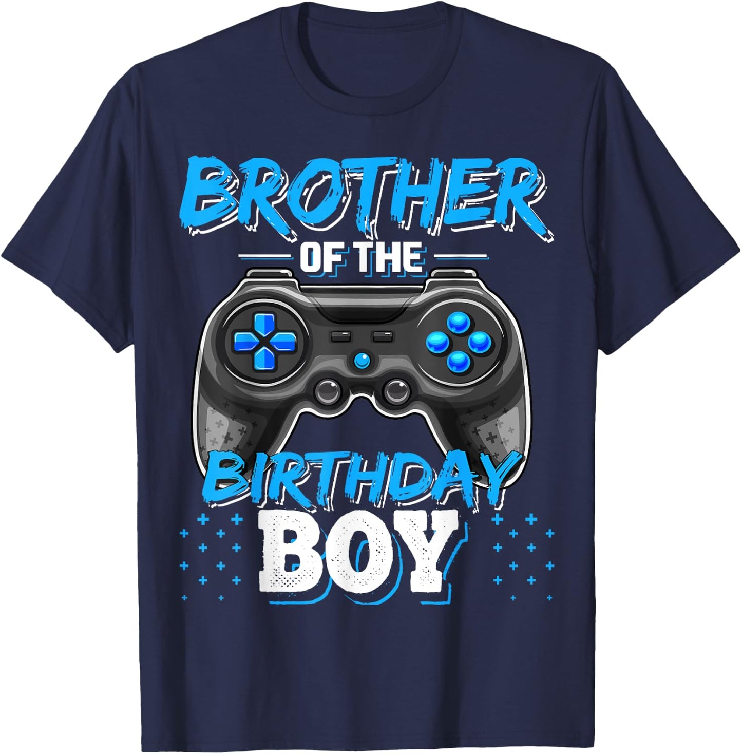 Brother of the Birthday Boy Matching Video Game Birthday T-Shirt - T-Shirt | Navy