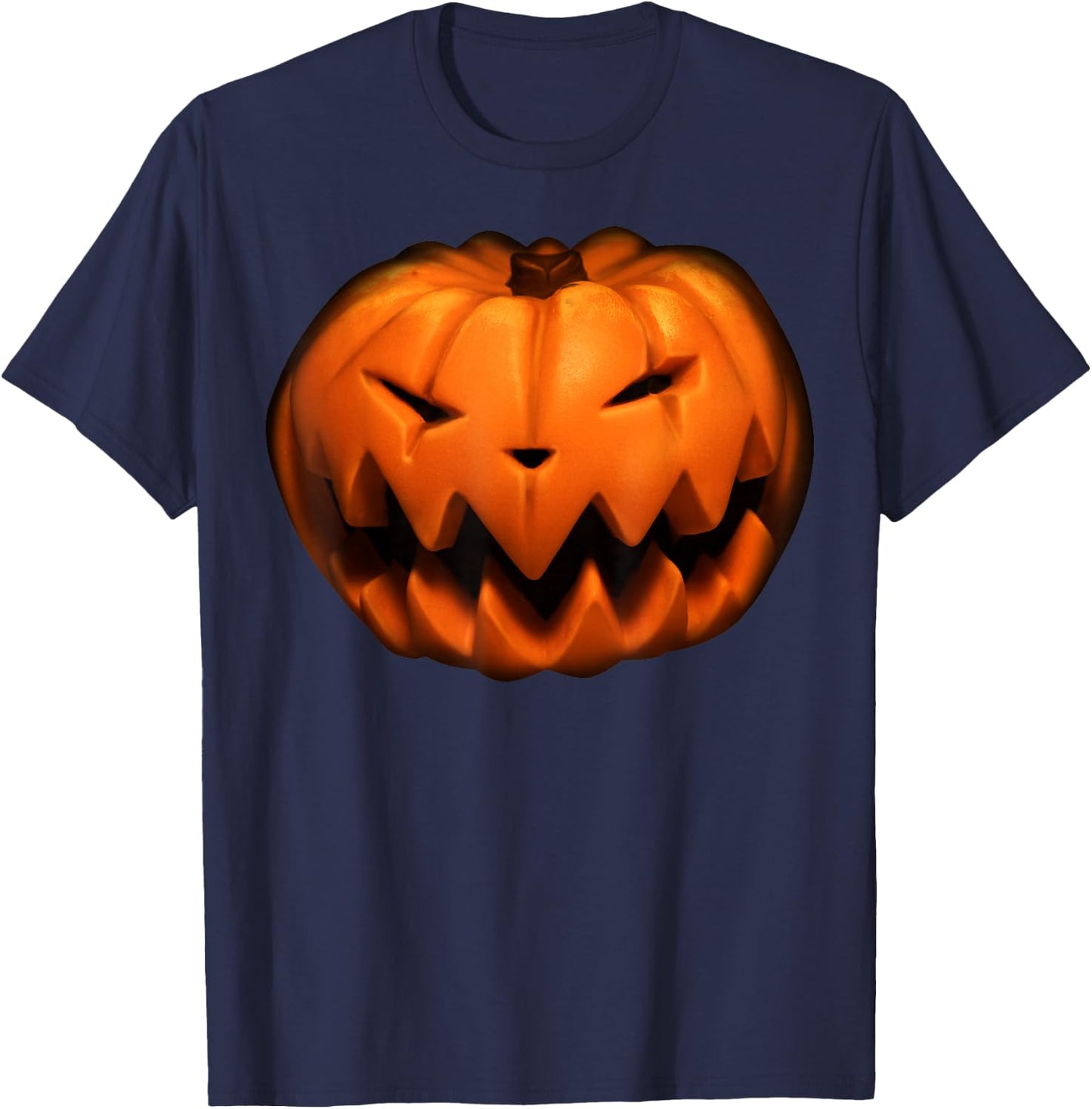 Disney The Nightmare Before Christmas Pumpkin King Big Face T-Shirt - T-Shirt | Navy