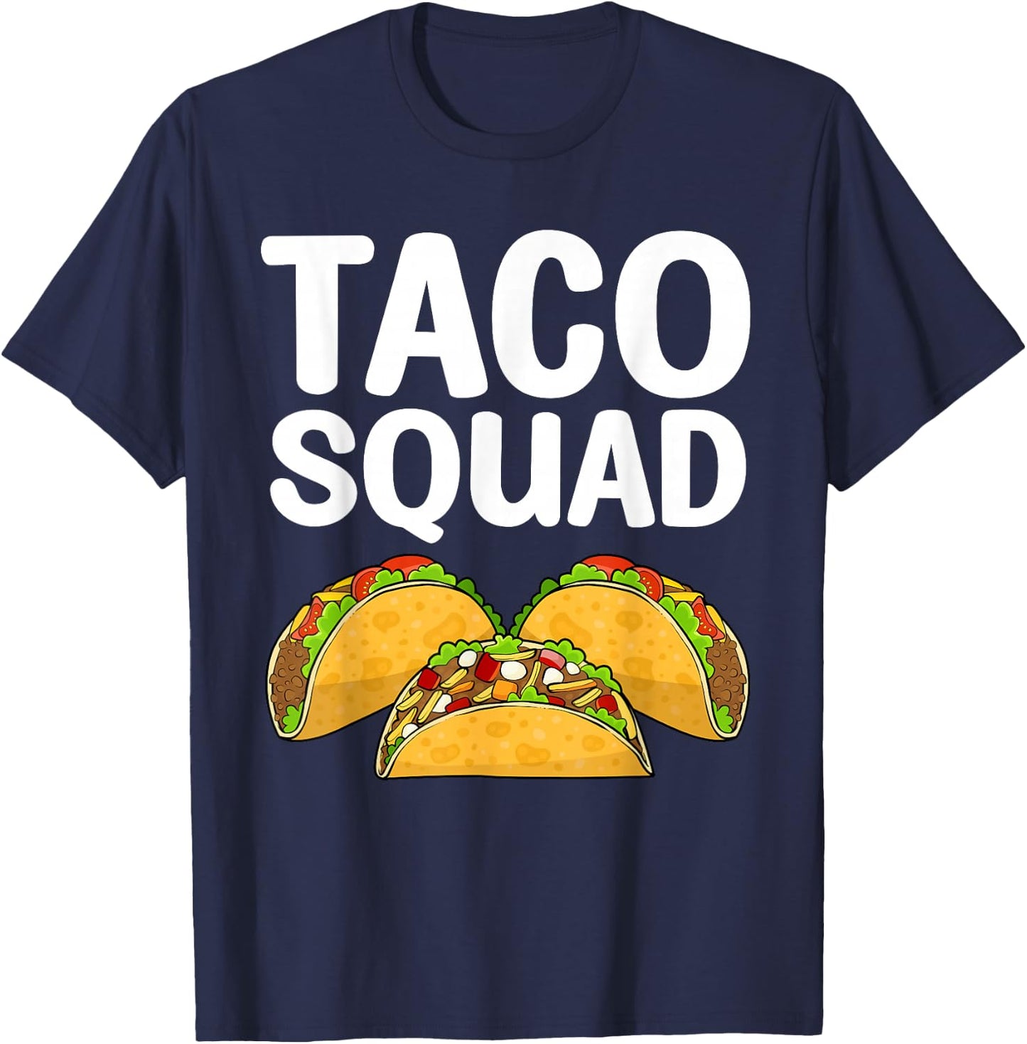 Funny Taco Design Women Kids Mexican Food Taco Lover T-Shirt - T-Shirt | Navy