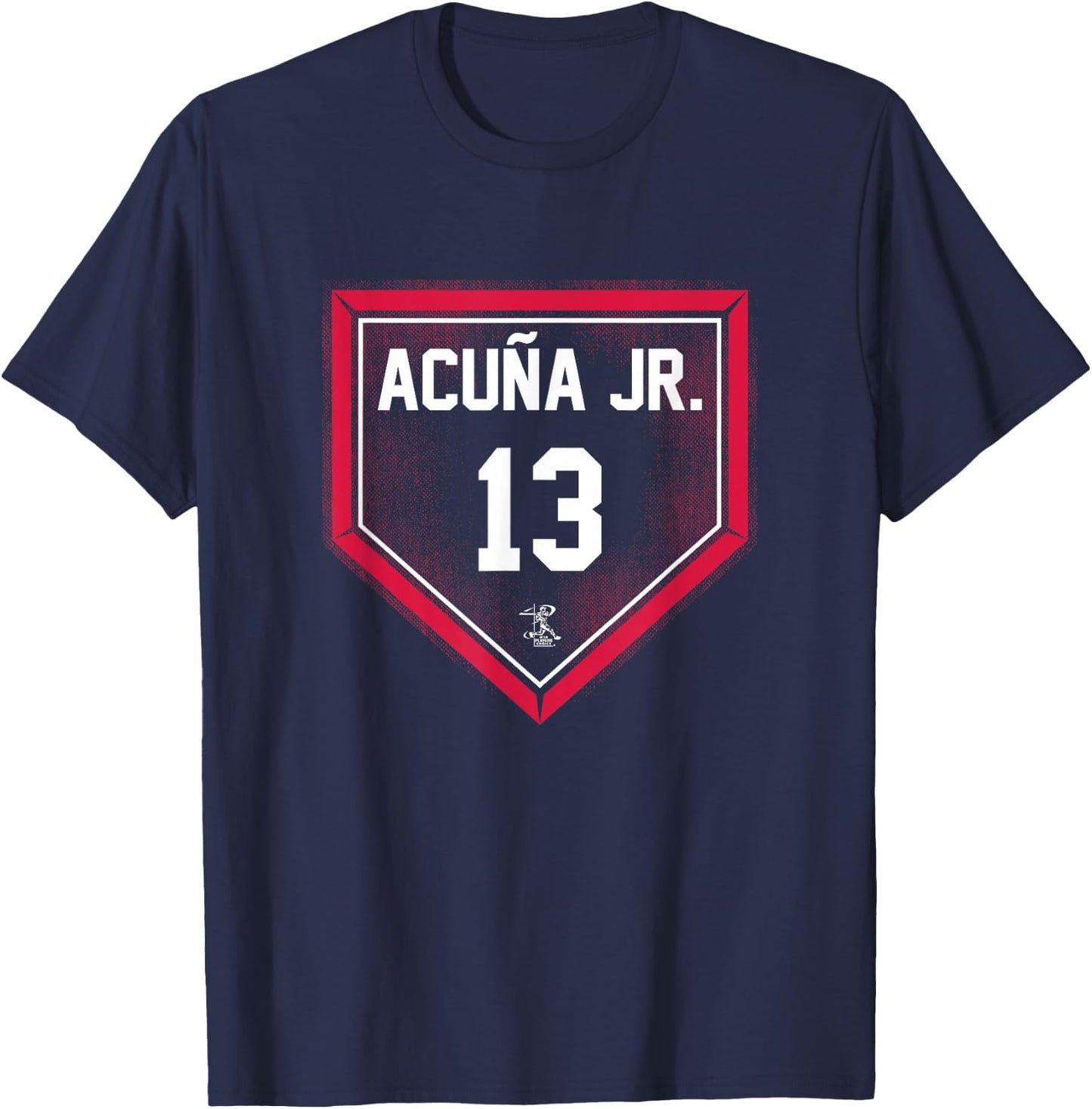 Ronald Acuna Jr Home Plate Gameday T-Shirt - T-Shirt | Navy