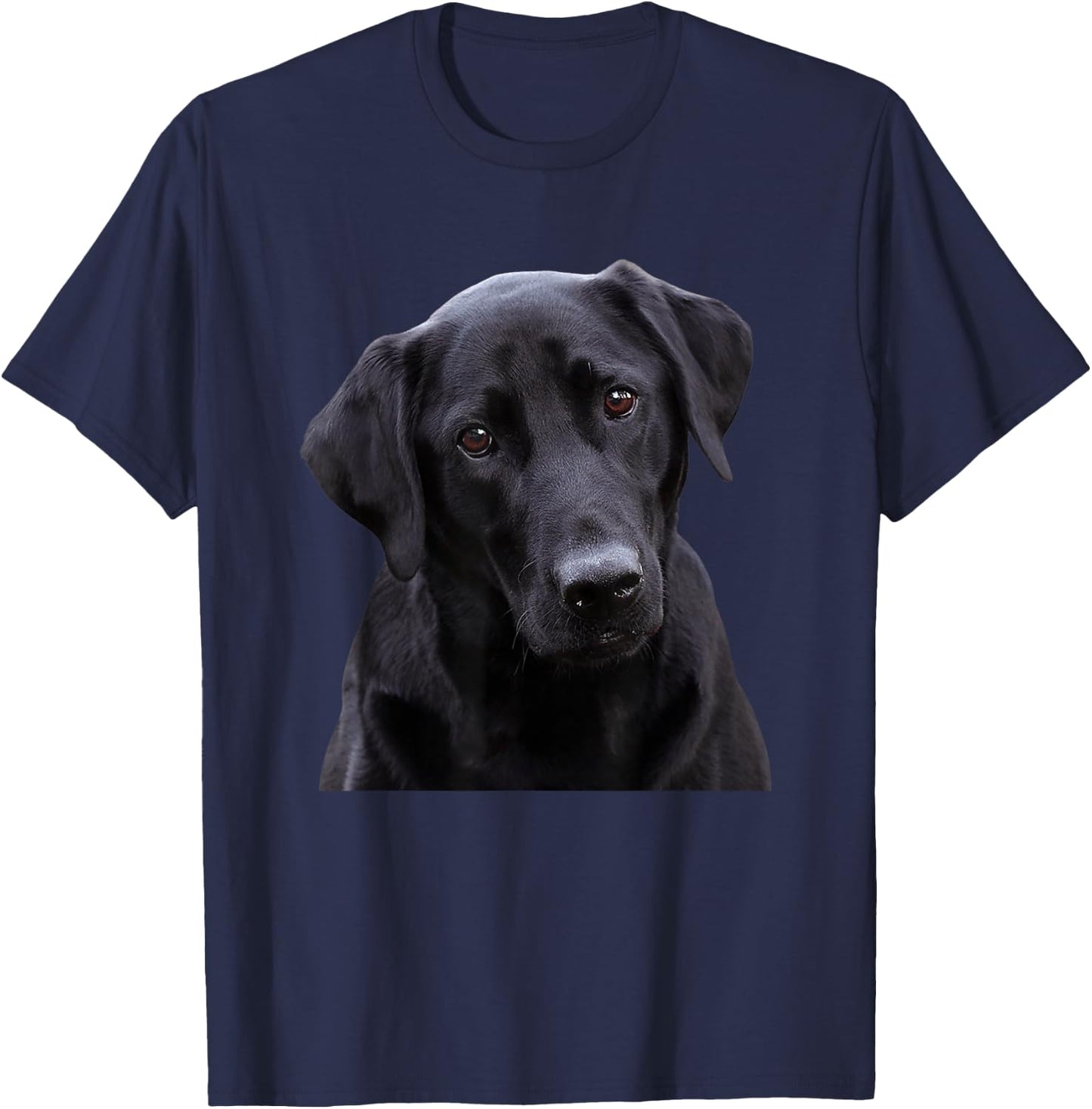 Love Is Labrador Retriever Shirt Black Lab Mom Dad Dog Lover T-Shirt - T-Shirt | Navy