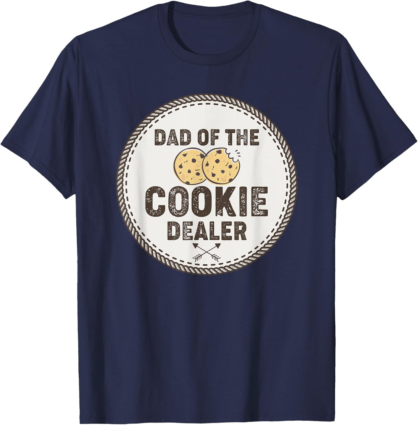 Dad of the Cookie Dealer - Scout For Girls T-Shirt - T-Shirt | Navy