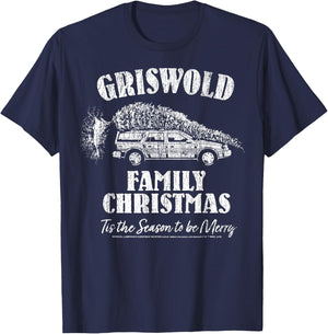National Lampoon's Christmas Vacation 'Tis The Season Car T-Shirt - T-Shirt | Navy