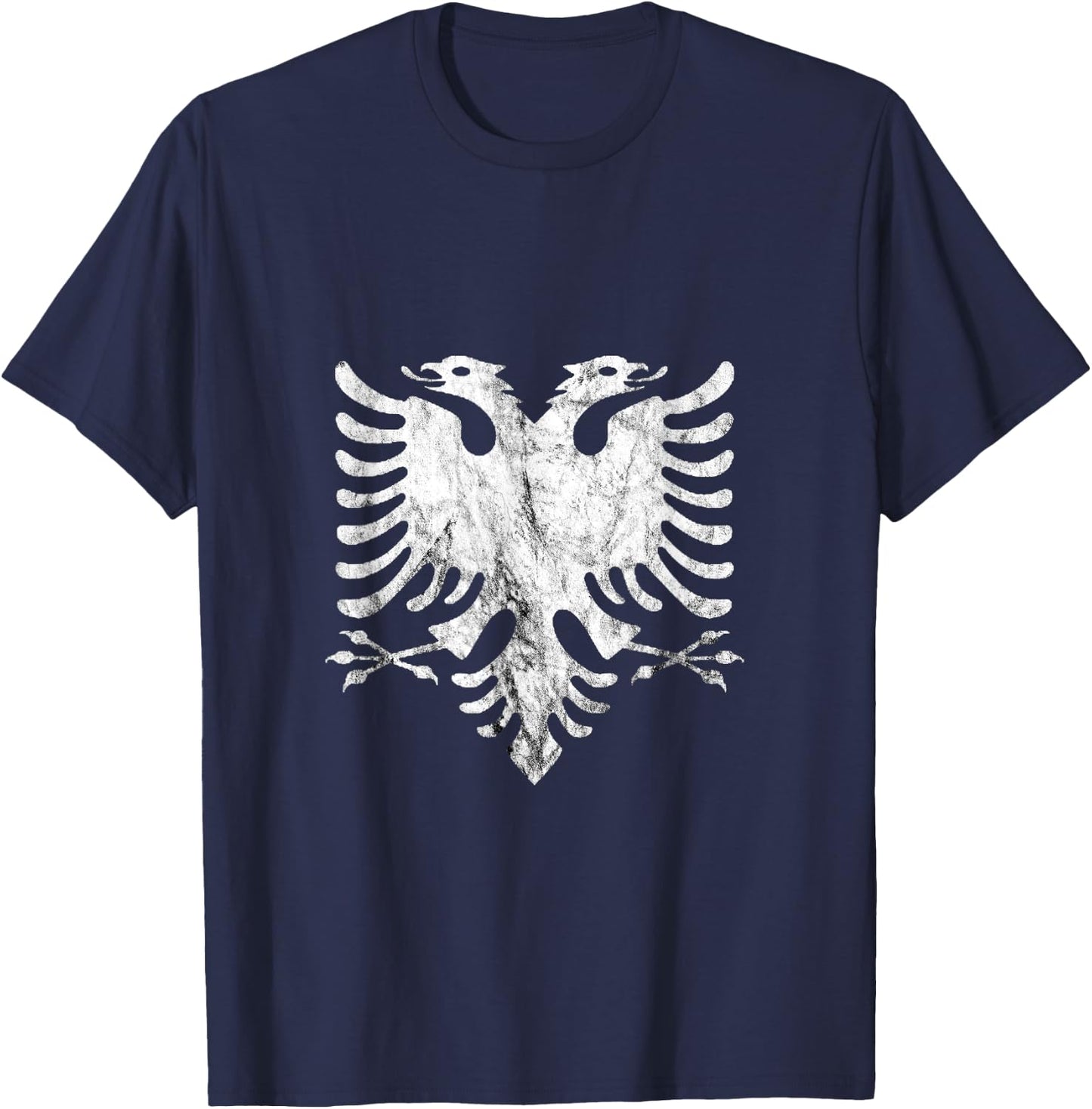 Albania Shiqiptar Albanian Eagle Kosovar Albanian Pride T-Shirt - T-Shirt | Navy
