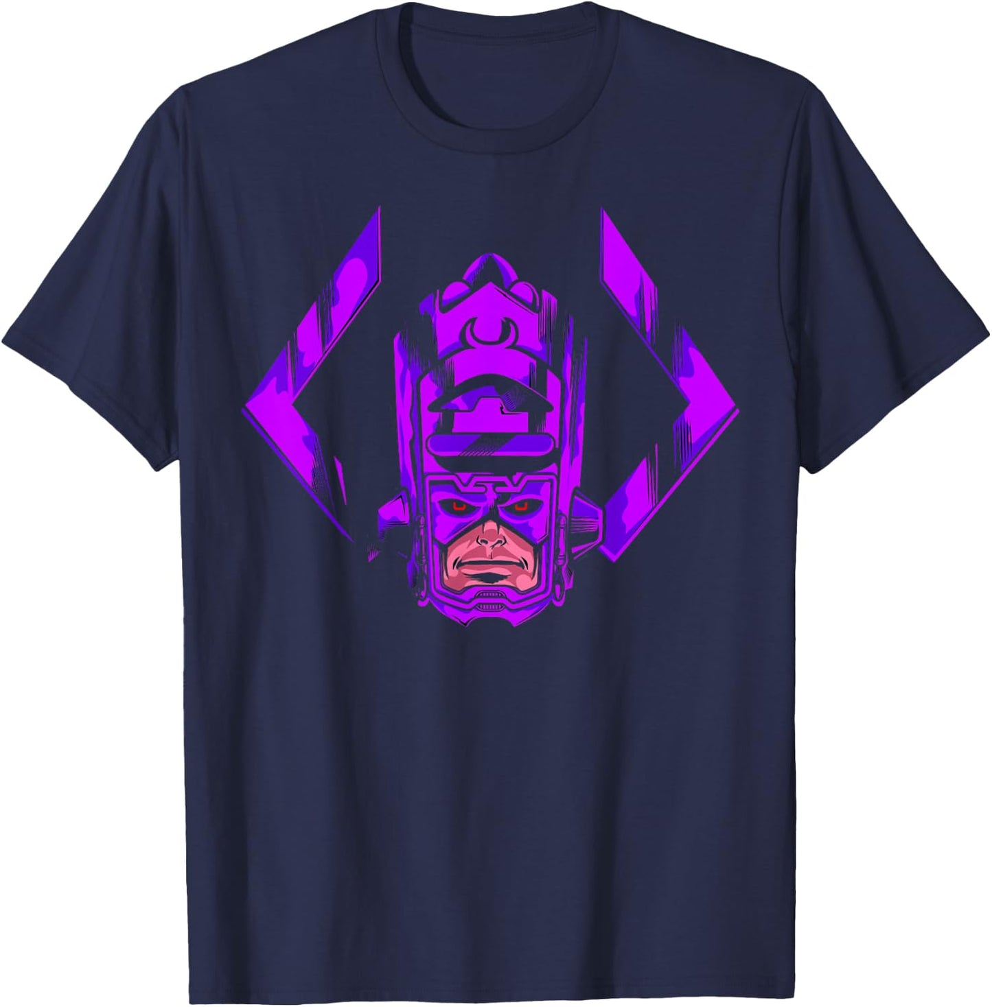 Marvel Fantastic Four Galactus Dark Big Face T-Shirt - T-Shirt | Navy