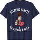 Stealing Hearts Blasting Farts German Shorthaired Pointer T-Shirt - T-Shirt | Navy