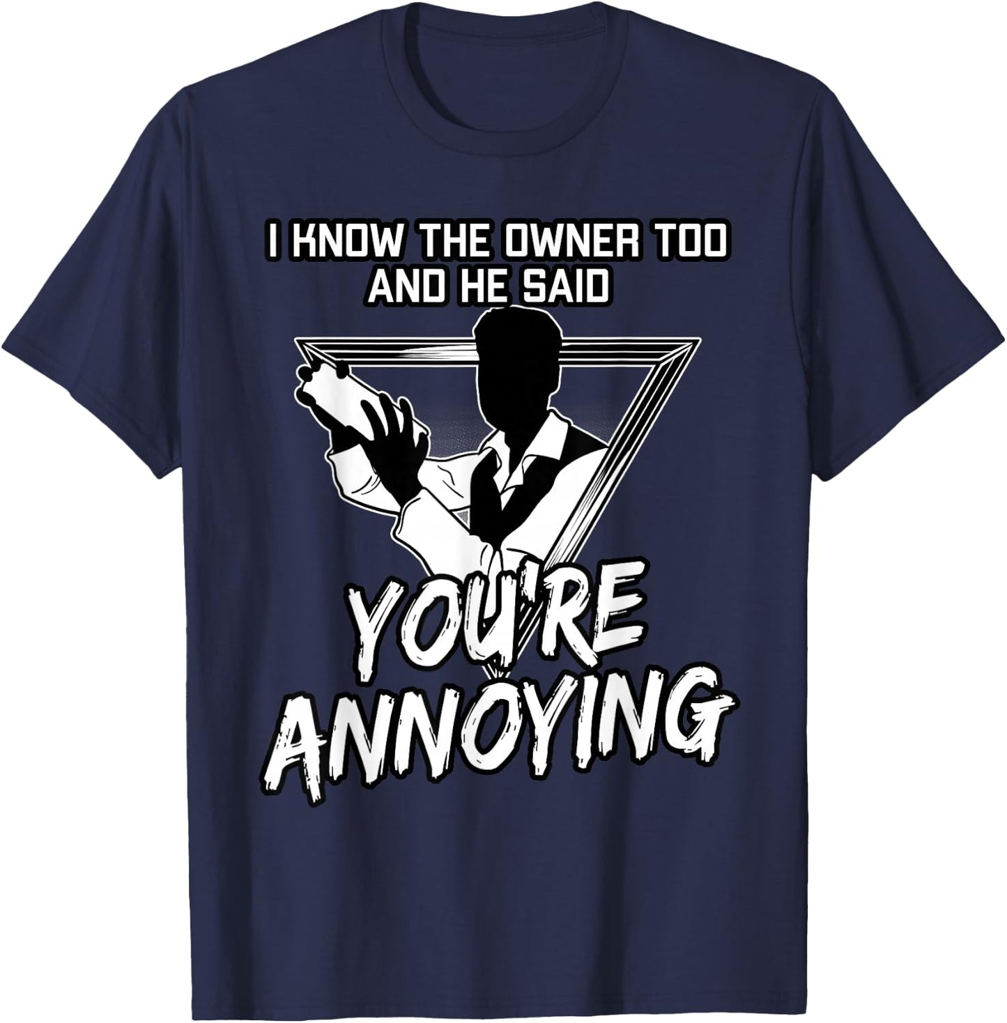 Mixologist I Know The Owner Too T-Shirt - T-Shirt | Navy